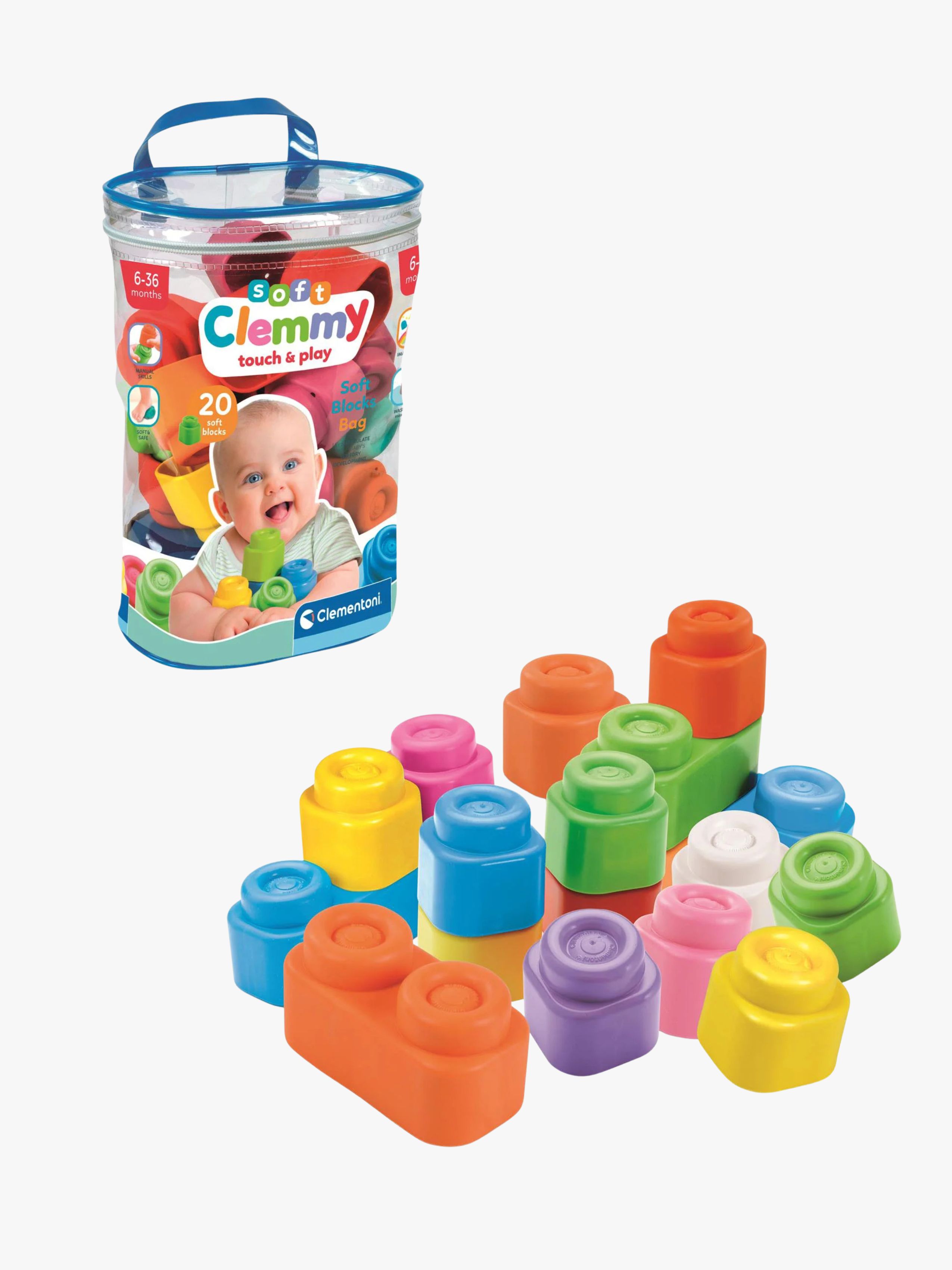Clementoni Soft Clemmy Byggklossar 20 Delar