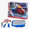 Transformers EarthSpark Optimus Prime-figur med Släp
