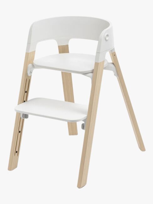Stokke Steps Matstol, White Natural