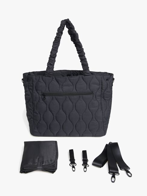 Petite Chérie Chloé Quilted Skötväska, Black