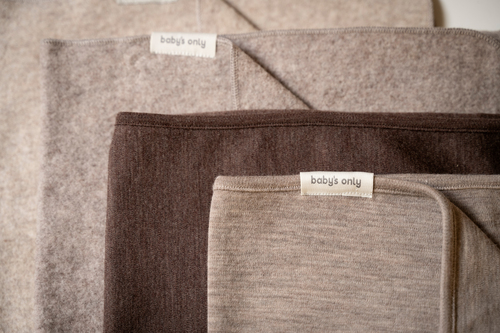 Baby's Only Cot Filt Merinoull TOG 0.5, Fine Taupe