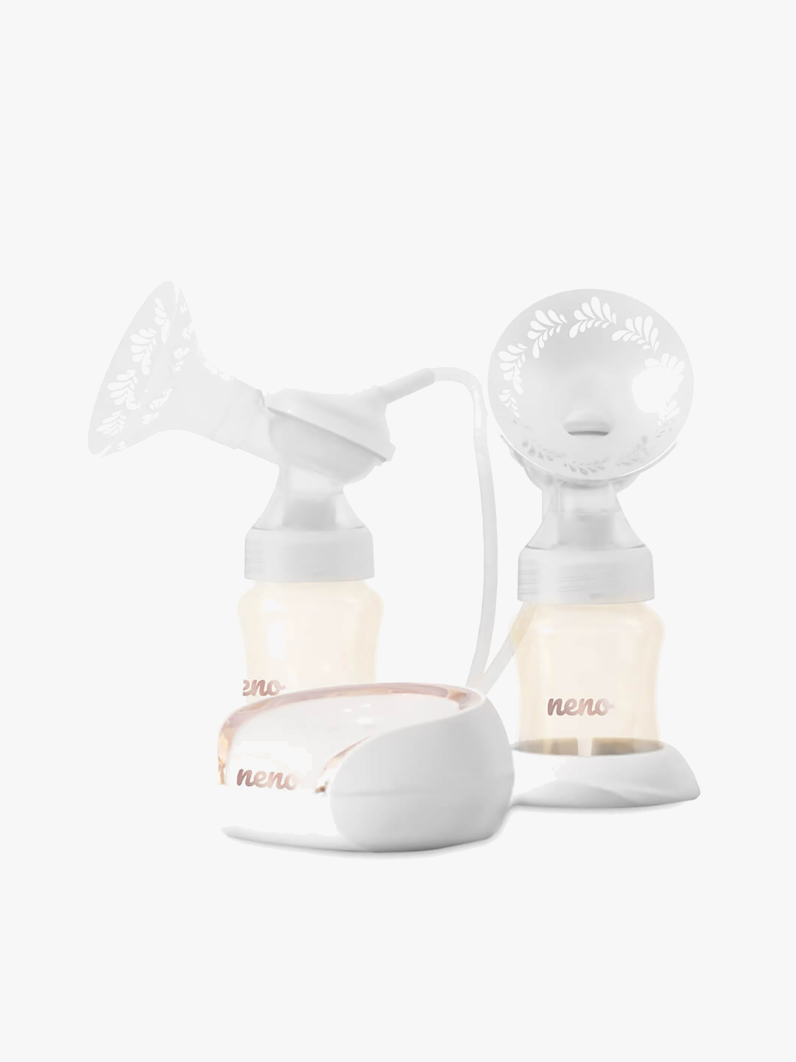 NENO Bianco Elektrisk Bröstpump – dubbelbrösttrattar och 2 h batteri