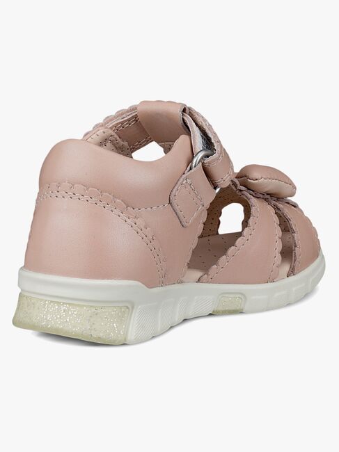 Ecco Mini Stride Sandaler, Rose Dust/Spray Metallic