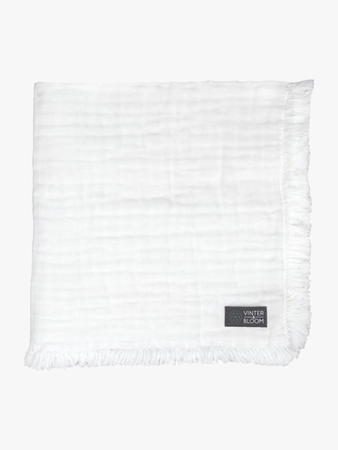 Vinter & Bloom Feather Muslinfilt EKO, Bright White
