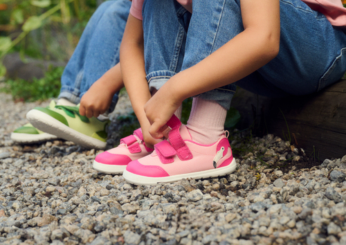 Viking Alv Paw 2V Barefoot Sneakers, Light Green/Green