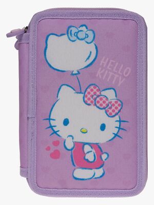 Hello Kitty Penalhus med 3 Rum, Lilla