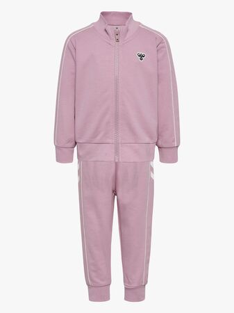 Hummel Mini Regular Tracksuit, Mauve Shadow