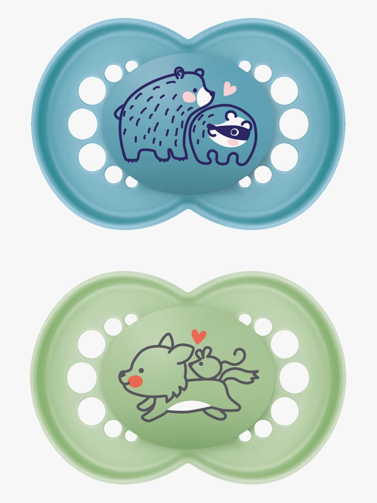 MAM Original Silikon Nappar 16-36m, Blå