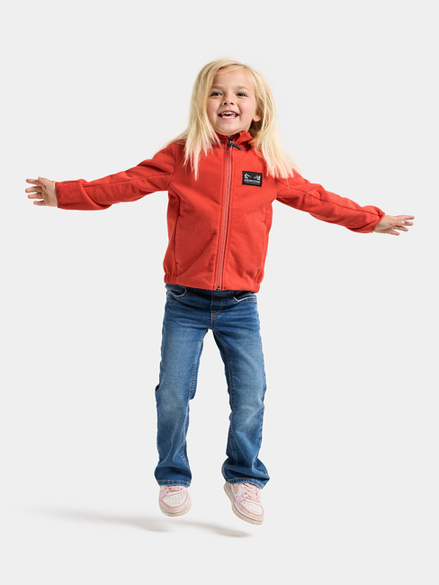 Didriksons Muskot  Vindtät Vindfleecejacka, Paprika