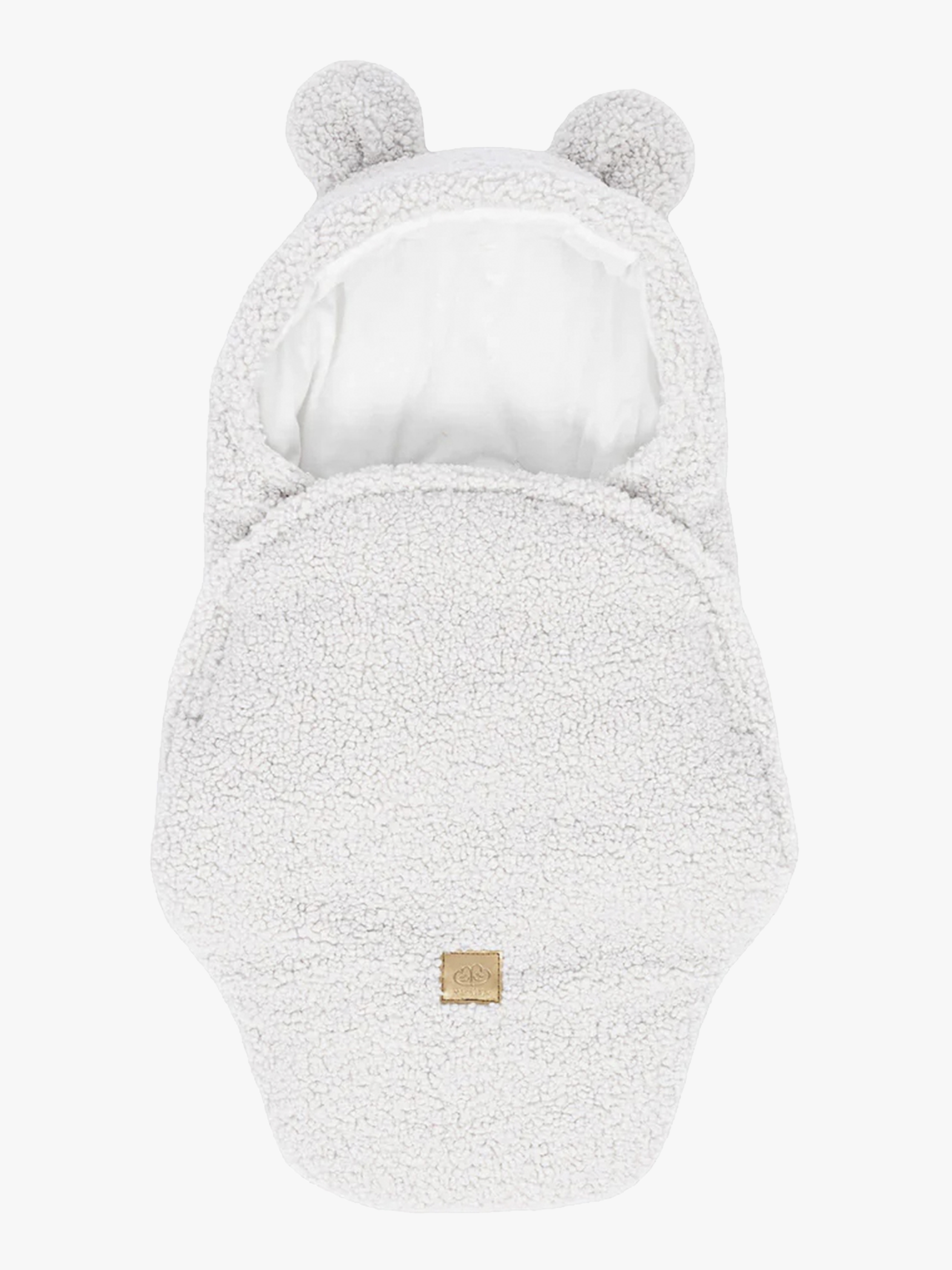 MeowBaby Bearly Swaddler med Björnöron Offwhite