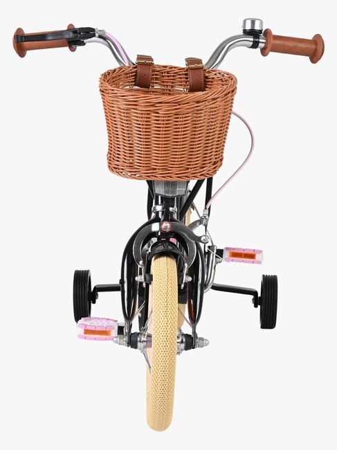 Volare Excellent Cykel med Korg 12 Tum, Svart