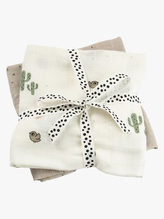 Done By Deer Lalee Muslinfilt 2-Pack, Sand