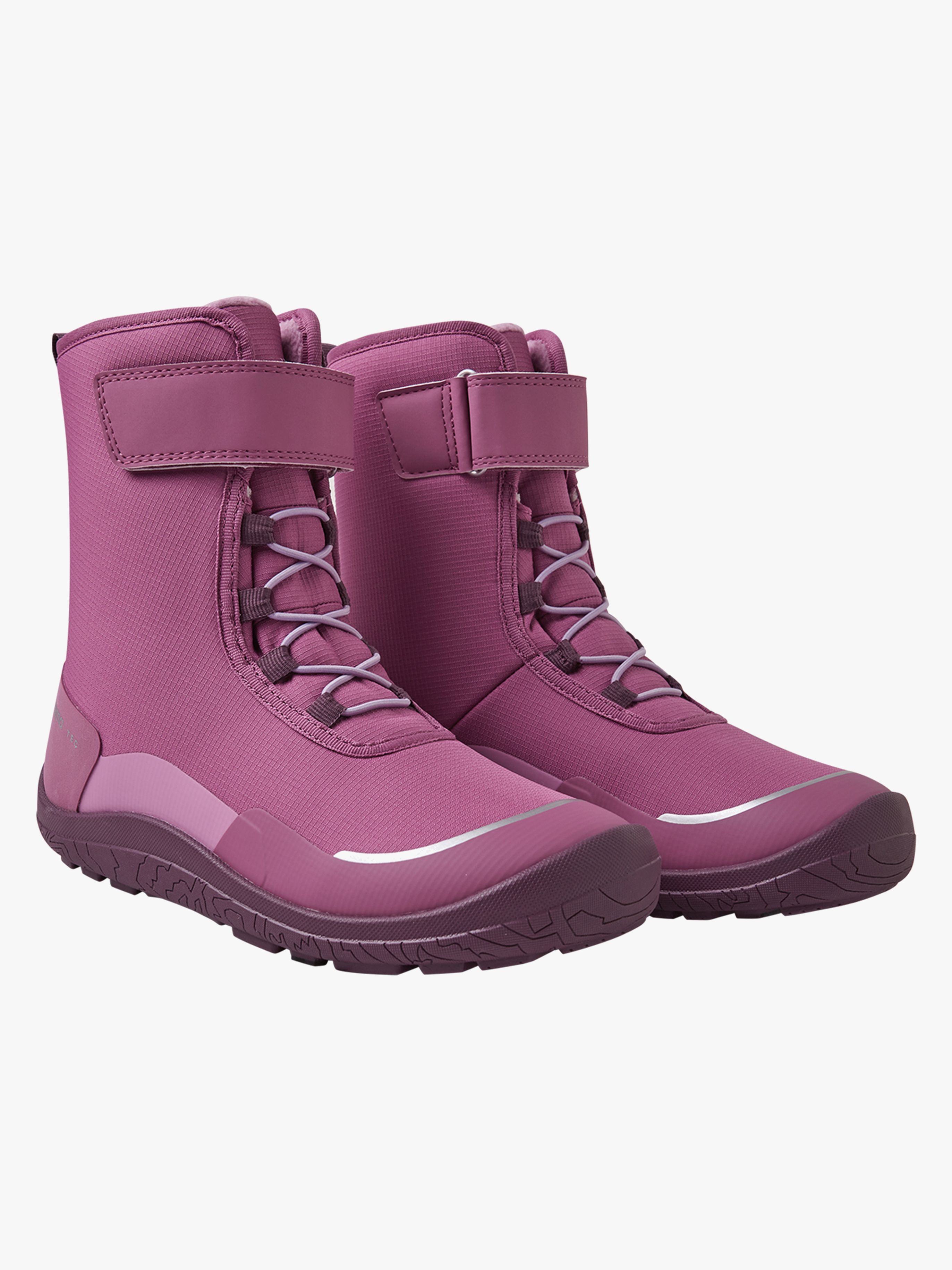 Reimatec Barefoot Jr Talvella Vinterkängor, Red Violet, 35