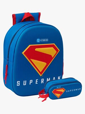 Superman Ryggsäck 8,5L & Pennfodral