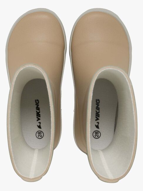 Viking x Kenza Gummistövlar, Dark Sand/Light Green