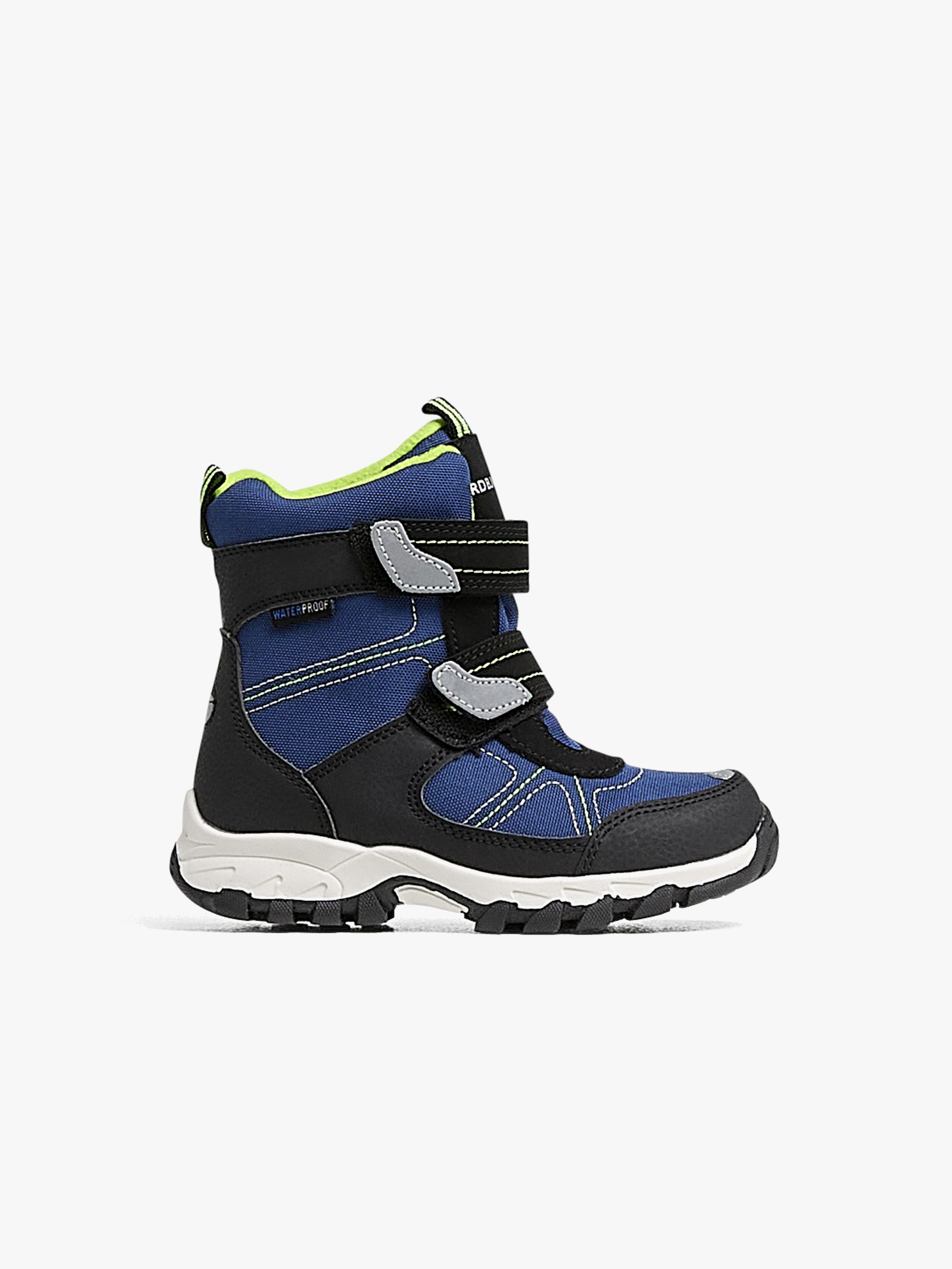 Nordbjørn Snowfall Vinterkängor Black/Navy/Lime 25