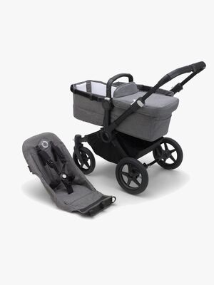Bugaboo Donkey 5 Runko, Black/Grey Melange