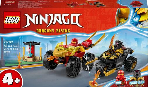 LEGO Ninjago 71789 Kais Och Ras Bil- Och Motorcykelstrid