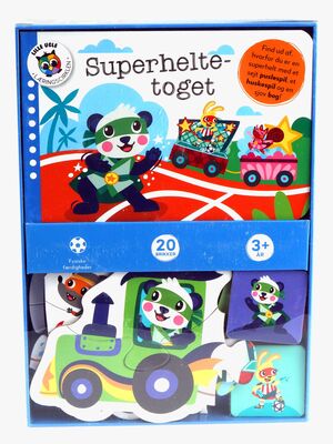 Superheltetoget - Bog med puslespil