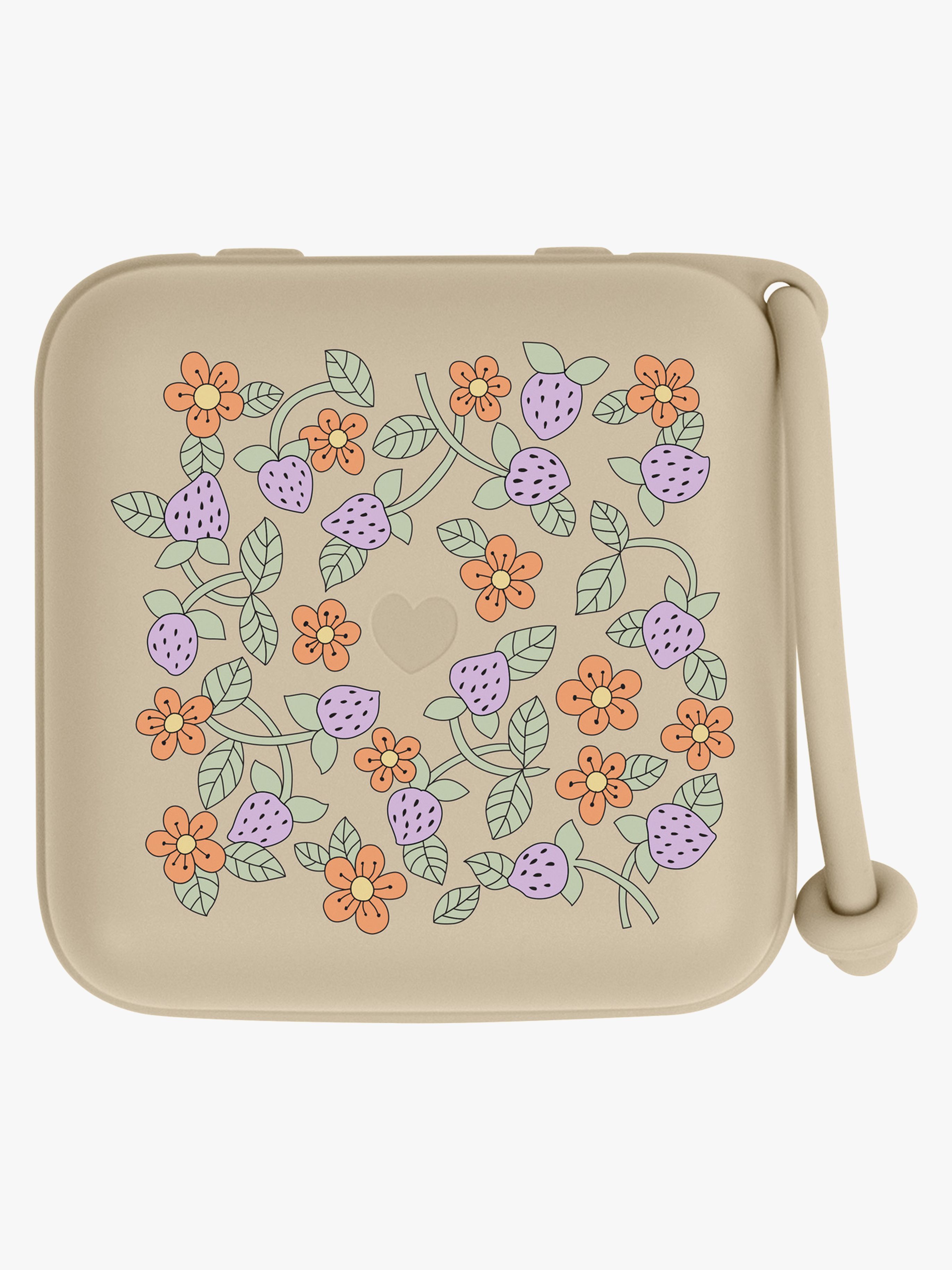BIBS x Liberty Strawberries Nappbox, Cream Vanilla