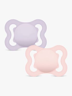 MAM Air Silikon Nappar 0-6m, Rosa