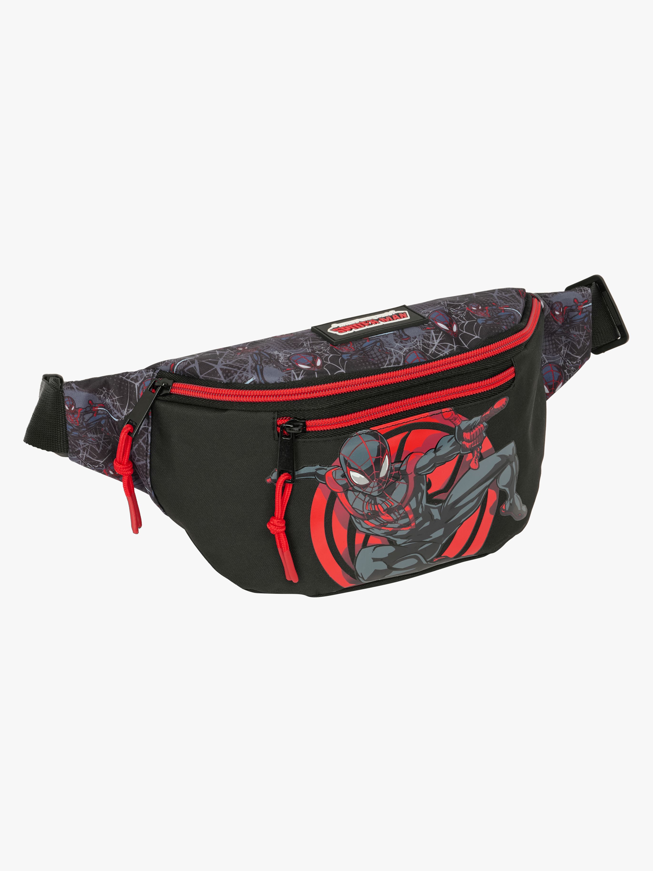 Marvel Spider-Man Miles Morales Midjeväska, Svart