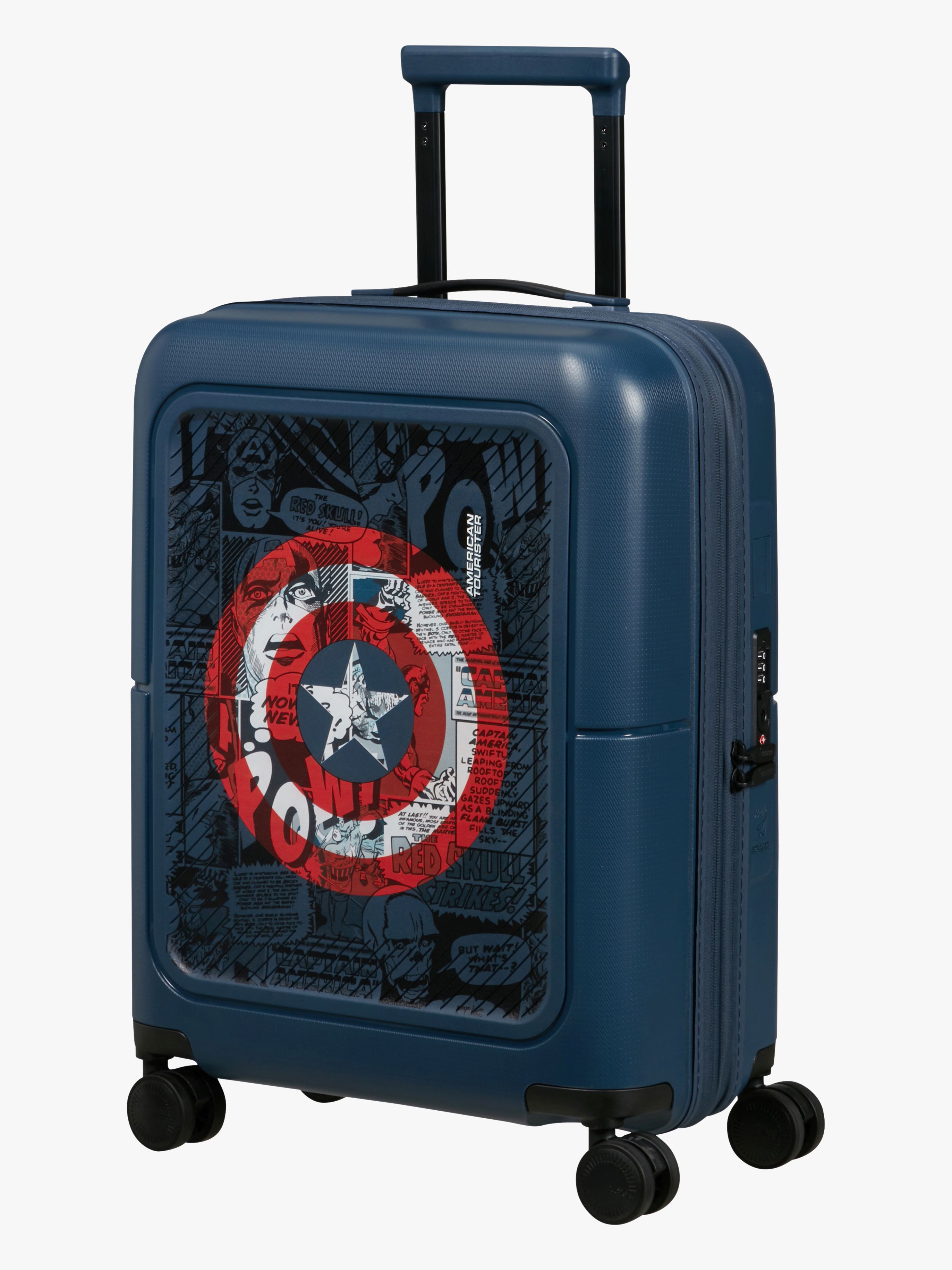 American Tourister Dashpop Resväska 41-47L, Marvel Captain America Shield - Bäst i test
