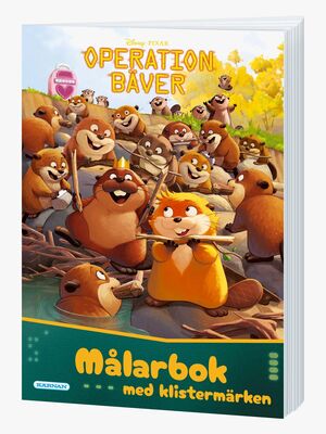 Egmont Kärnan Målarbok Operation Bäver