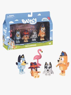 Bluey-Figuren-Set Übernachtung S15 4er-Pack