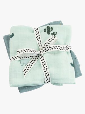 Done By Deer Lalee Muslinfilt 2-Pack, Blue