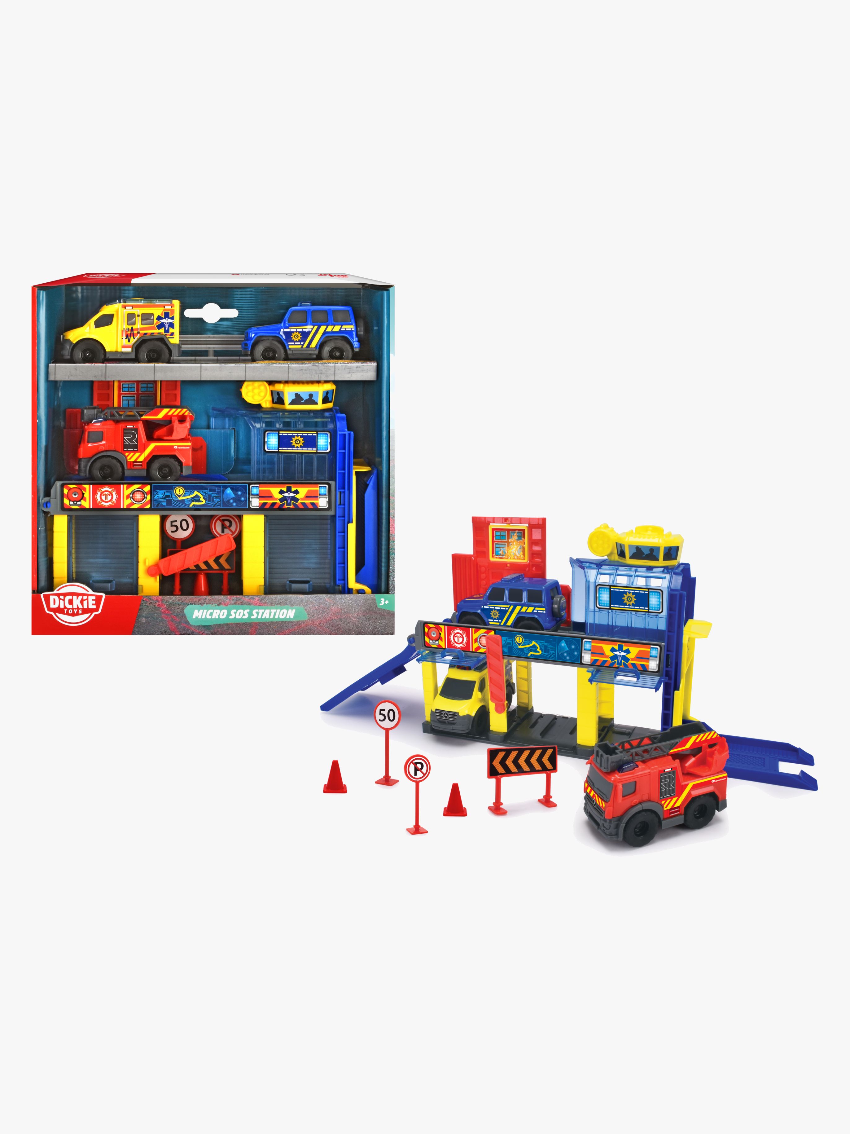Dickie Toys Räddningsstation inkl 3 Fordon