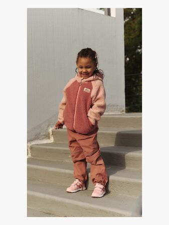 Viking Play  Vändbar Fleecejacka, Light Pink