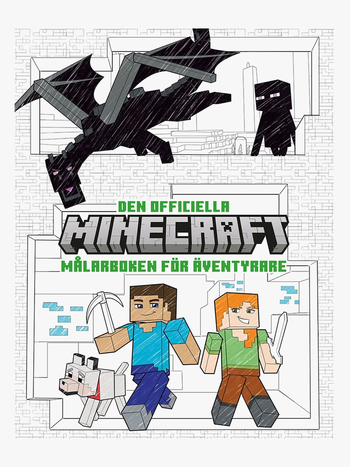 Minecraft Målarbok för Äventyrare