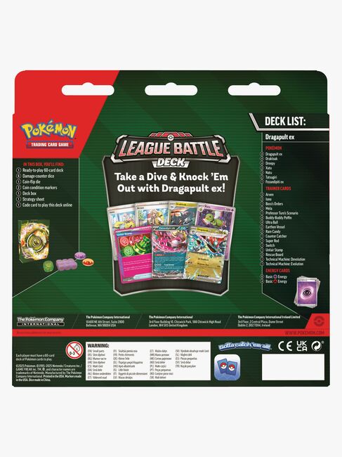Pokémon Poké Leauge Battle Deck Ex Samlarpaket