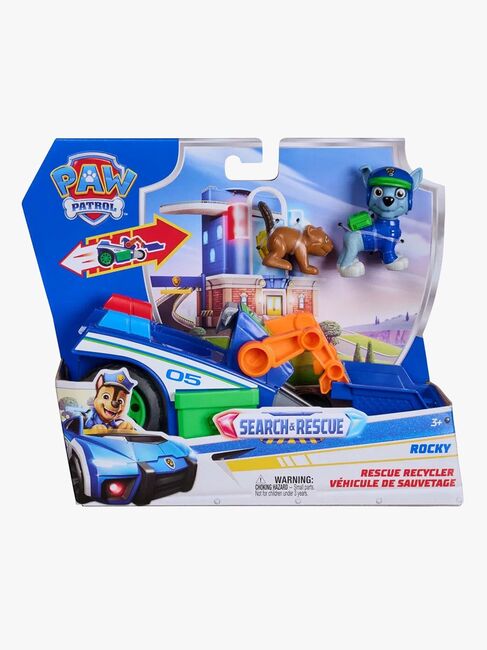 Paw Patrol Search & Rescue Räddningsfordon med Figur Rocky