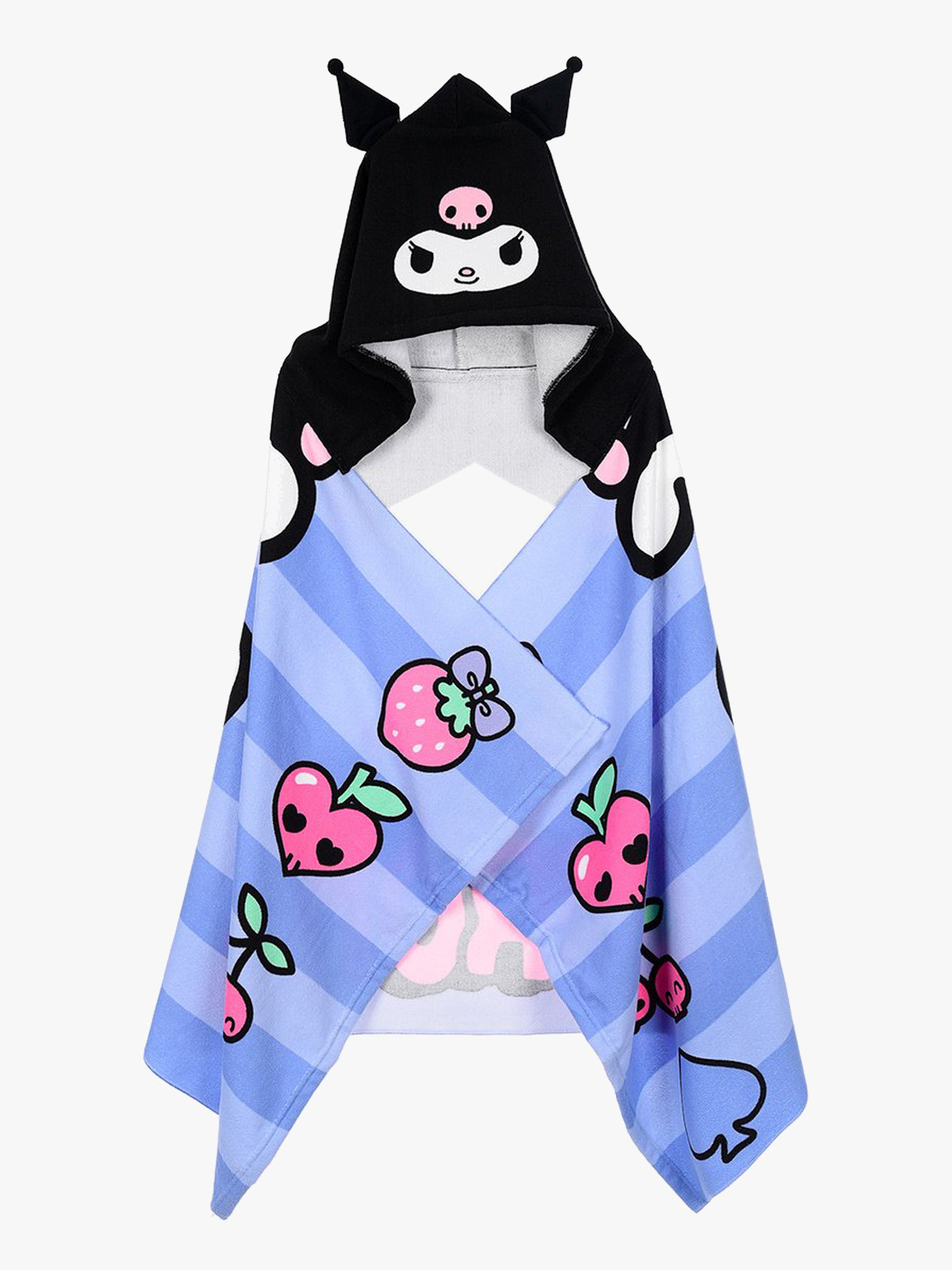 Hello Kitty Kuromi Strandhandduk med Luva, Lila