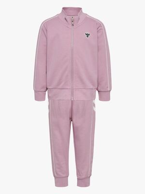 Hummel Mini Regular Tracksuit, Mauve Shadow