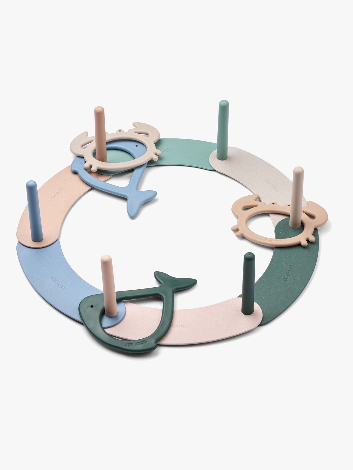 LIEWOOD Noova Ringkastningsspel Havsdjur, Peppermint Multi Mix