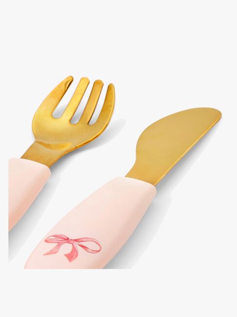 Elodie Tallrik Set Silikon, Rosy Bow