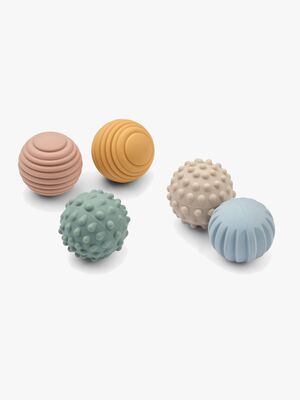 LIEWOOD Dorian Baby Sensory Aktivitetsboll, Beach blue/Multi Mix