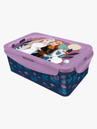 Frozen Matlåda med Avtagbart Fack, Purple