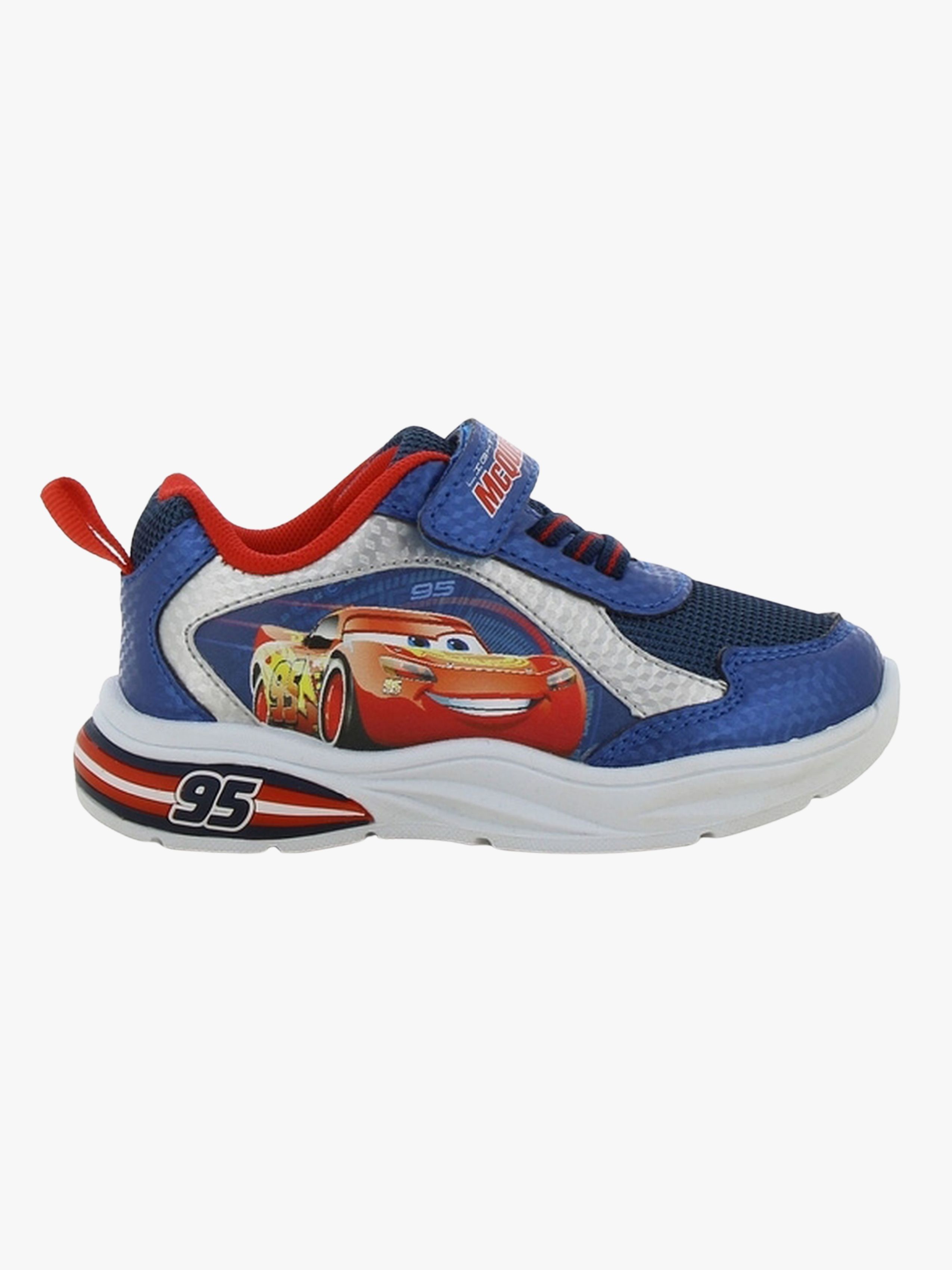 Disney Cars Blinkande Sneakers, Dark Blue/Silver, 28
