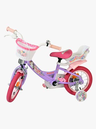 Volare Unicorn Cykel 12 Tum, Lila