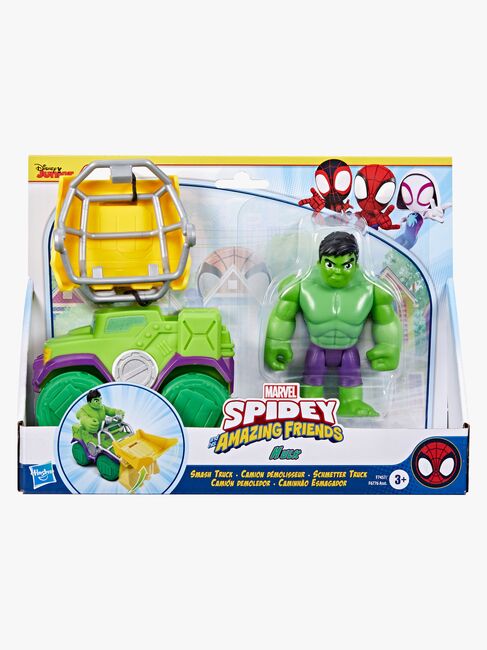 Spidey And His Amazing Friends Figur med Fordon Hulk Truck