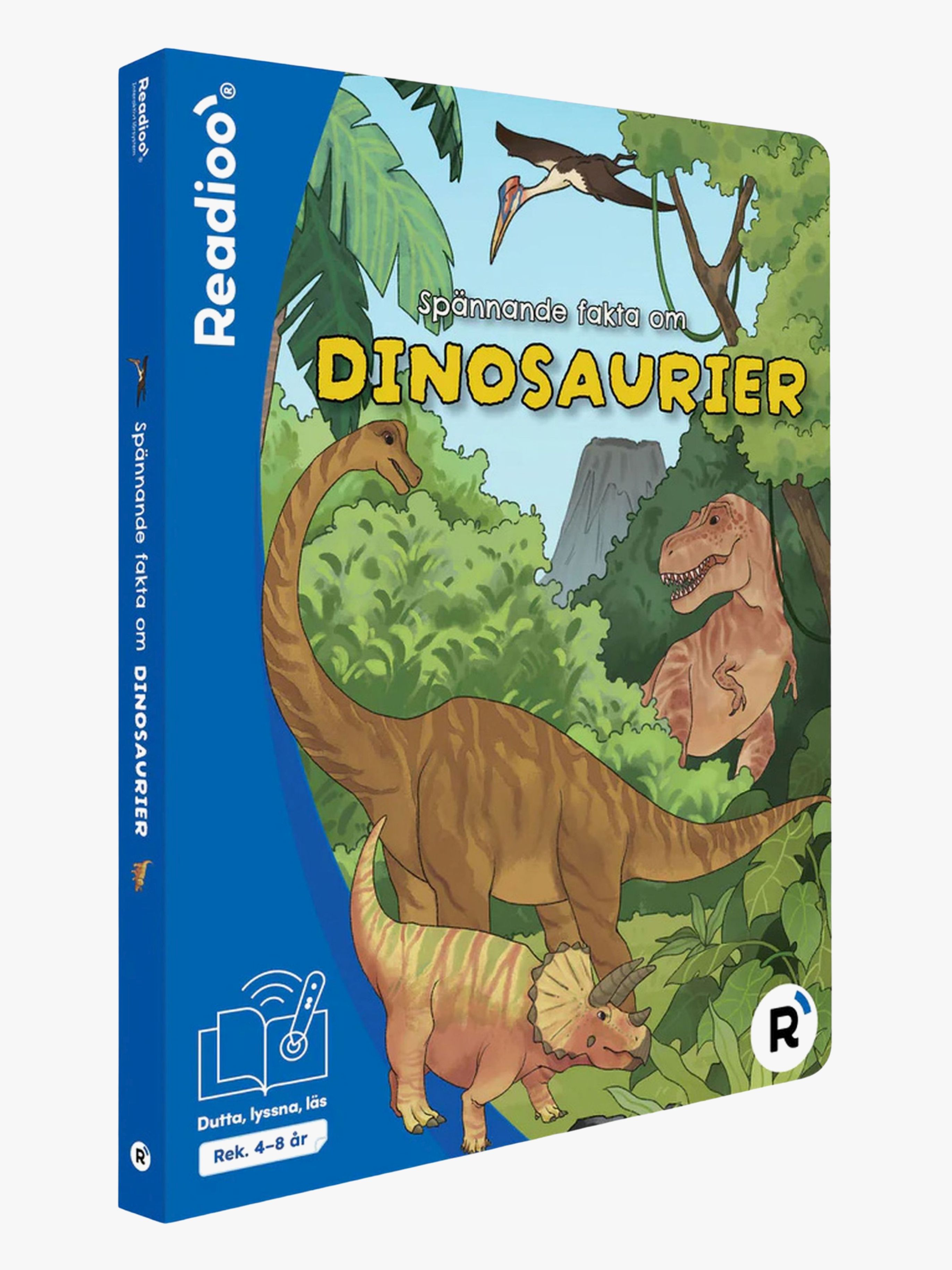 Readioo Interaktiv Bok Spännande fakta om dinosaurier