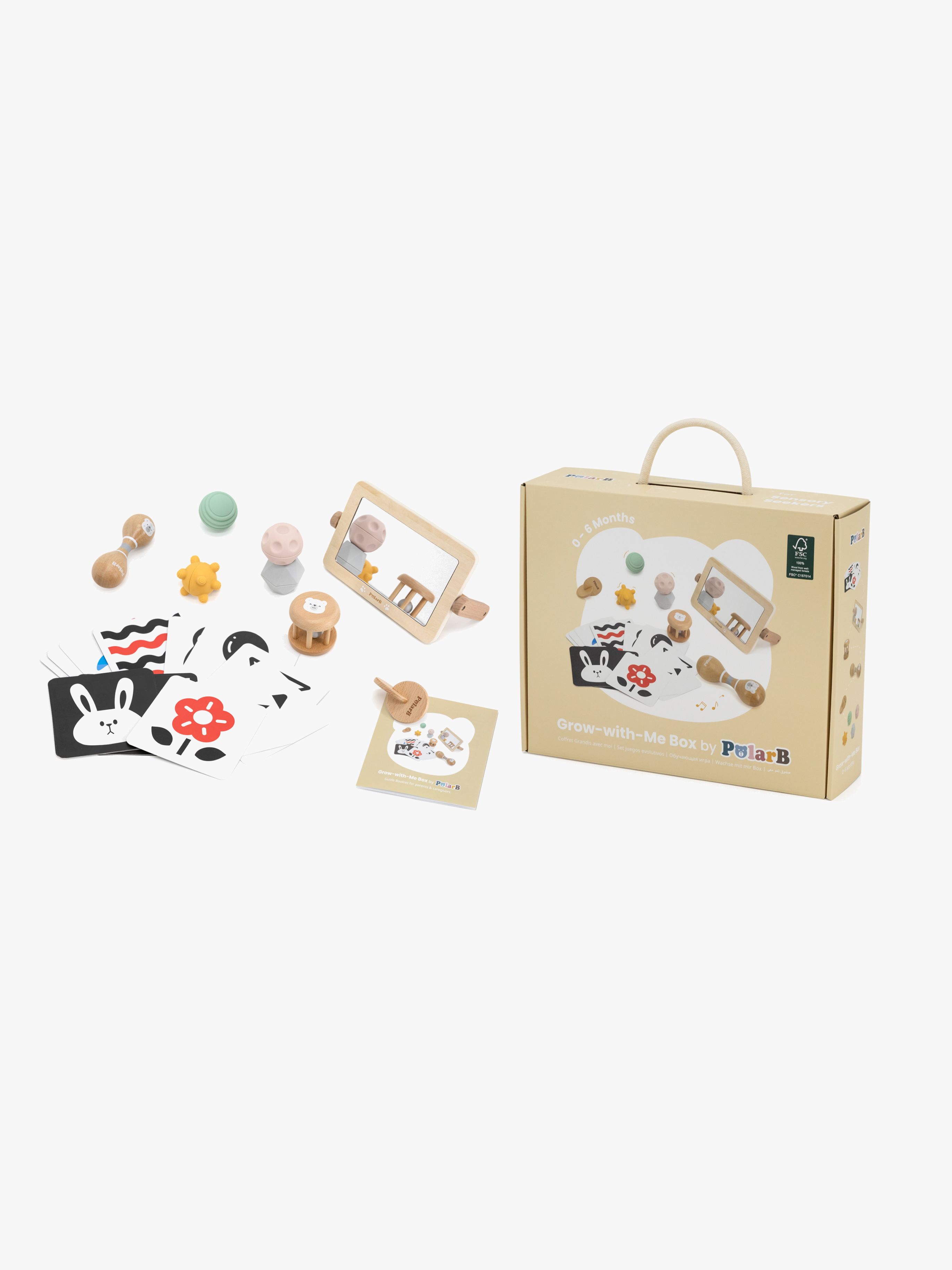 PolarB Grow-with-Me Aktivitetsset Sensory Seekers 0-6 Mån