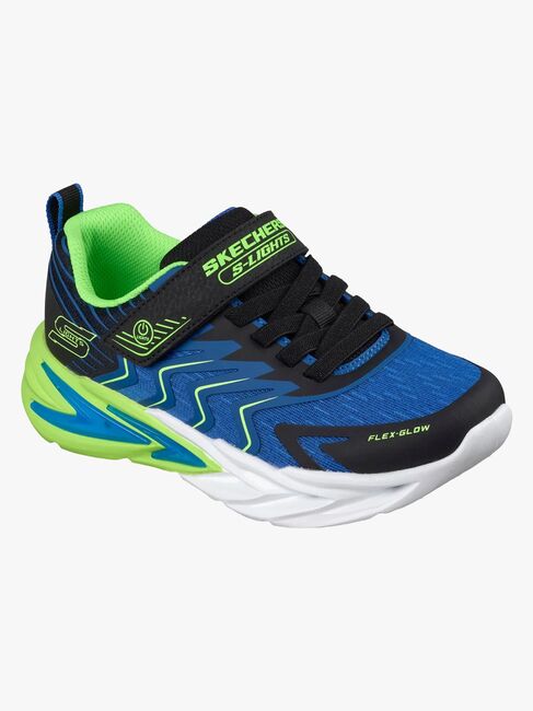 Skechers Flex Glow Ultra Prism-Pacer Blinkande Sneakers, Svart 400141LC-BBLM-1727_4a.jpg