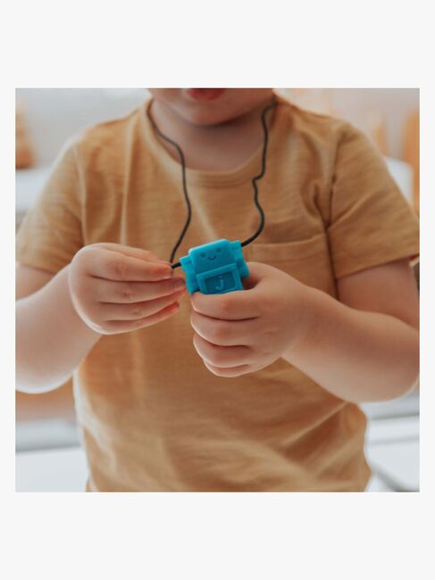 Jellystone Designs Tugghalsband Medium Robot, Blå