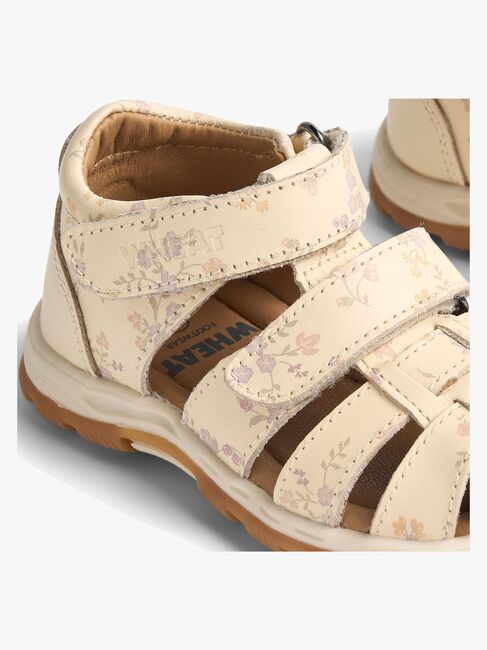 Wheat Frei Sandaler, Apricot Flowers