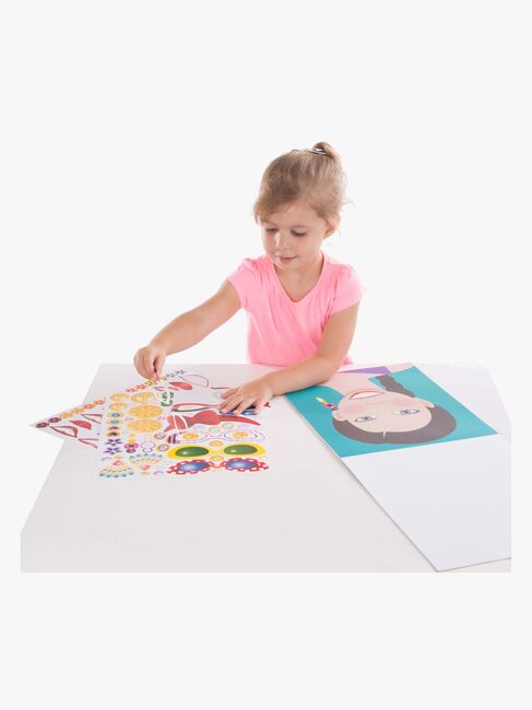 Melissa & Doug Make-a-Face Klistermärkesbok